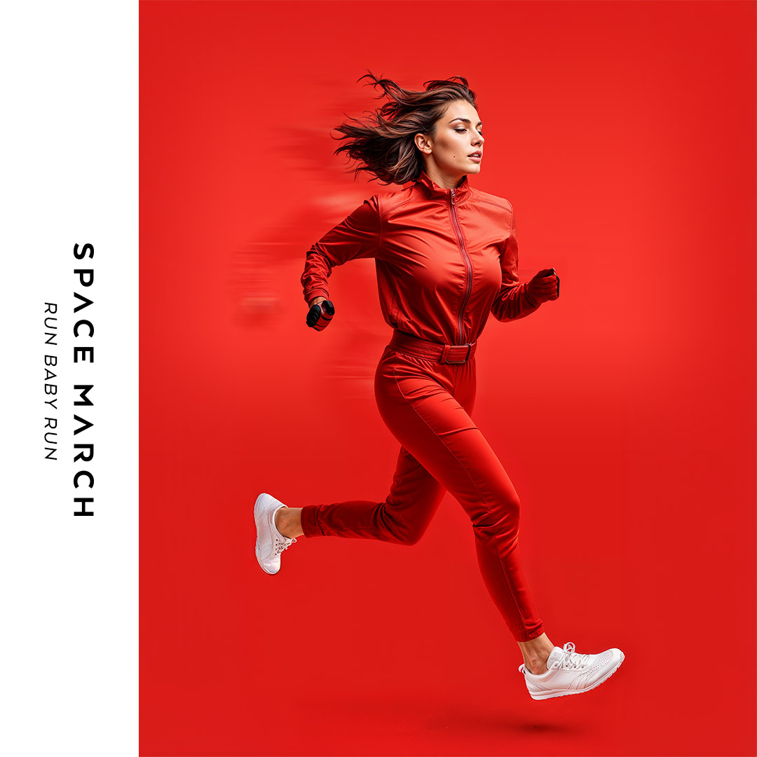 Space March – Run Baby Run cover art